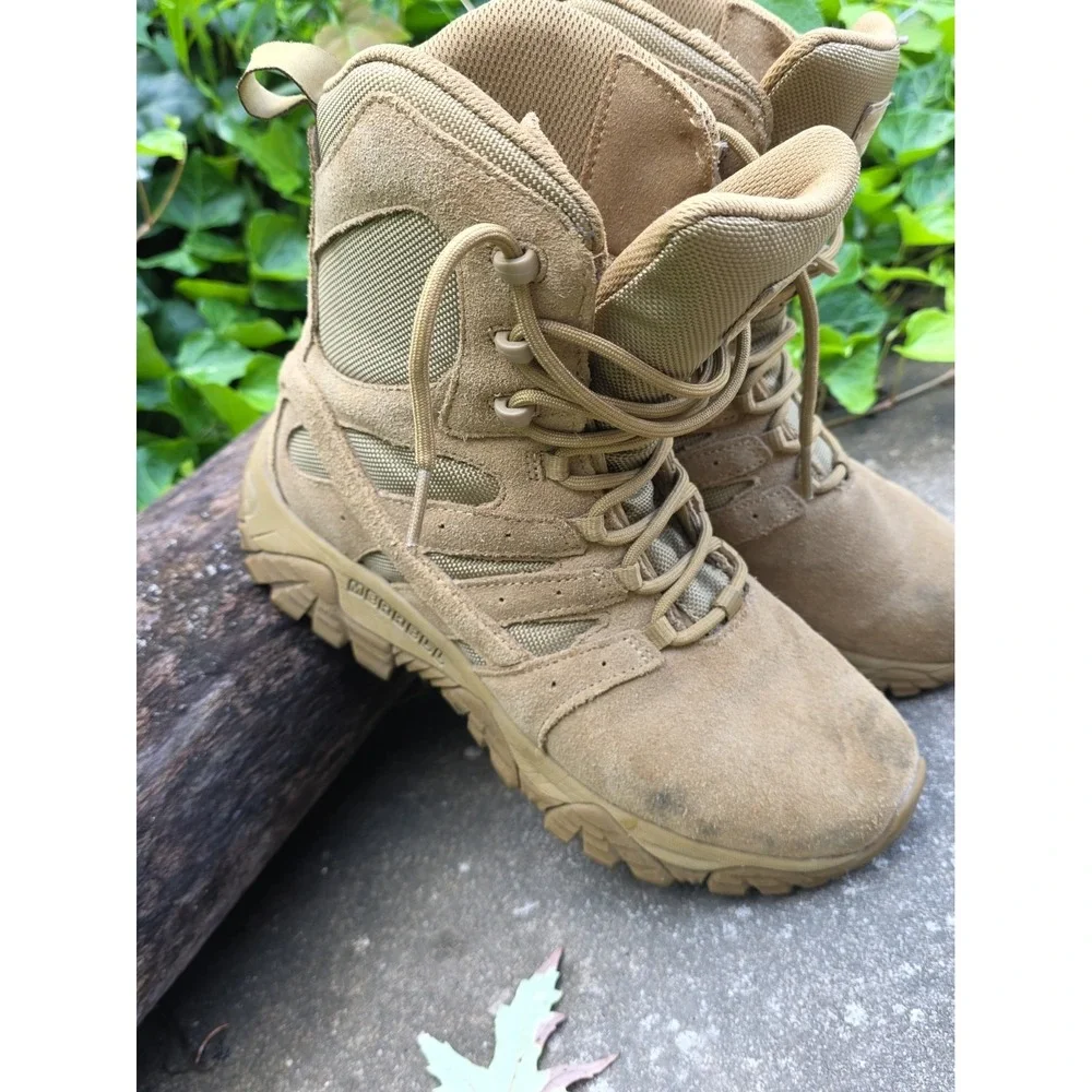 Merrell Tactical Combat Boots Men's 7.5 J17746 Desert Tan